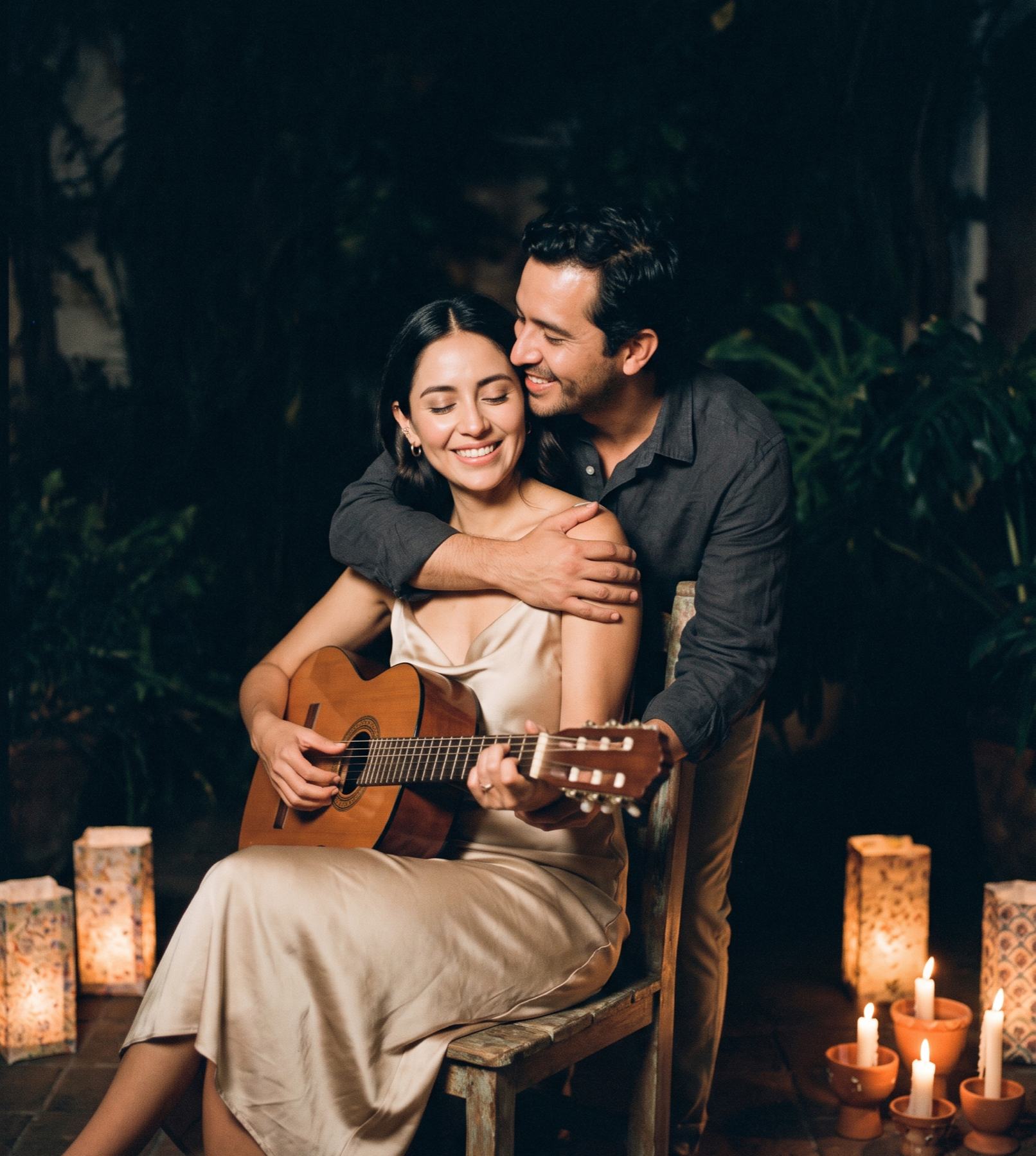 Elena y Mauricio en Coyoacán