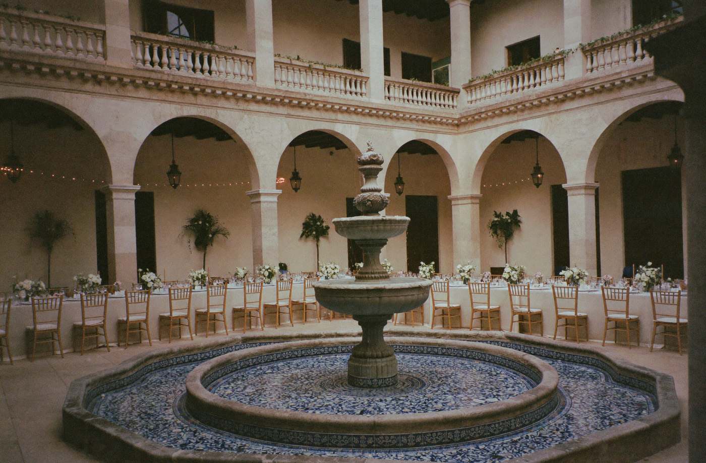 El patio de la Casona Alfarera
